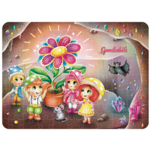Titkos barlang puzzle hűtő mágnes
